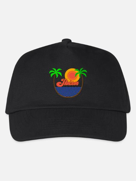 Ibiza - Kinder Basecap - Schwarz