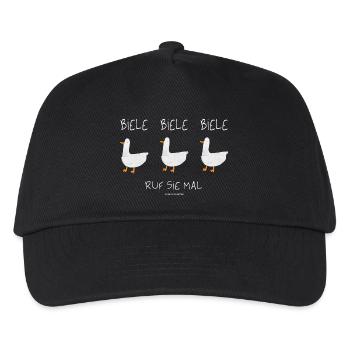 Biele Biele Biele Ruf sie mal - Kinder Basecap - Schwarz - Vorne
