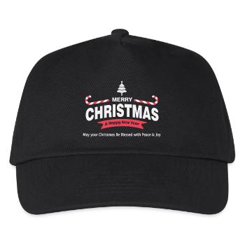 Merry Christmas - Kids’ Baseball Cap - black - Front