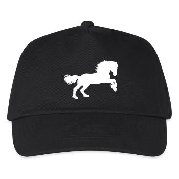 Horse Power - Kids’ Baseball Cap - black - Front