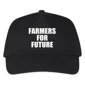 farmers for future - Kinder Basecap - Schwarz - Vorne
