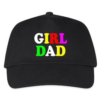 Girl dad - Kinder Basecap - Schwarz - Vorne