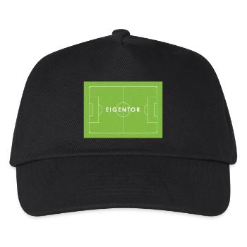 EIGENTOR Fußball Statement - Kinder Basecap - Schwarz - Vorne