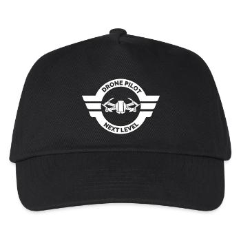 pilote de drone de course pilote de drone symbole logo de vol - Casquette de baseball Enfant - noir - Devant