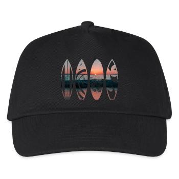 Sunset Surfboards - Kids’ Baseball Cap - black - Front