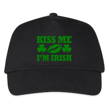 kiss me im irish - Kinder Basecap - Schwarz - Vorne