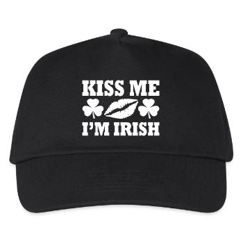 kiss me im irish - Kinder Basecap - Schwarz - Vorne