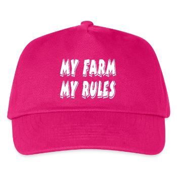 Ferme - Casquette de baseball Enfant - fuchsia - Devant