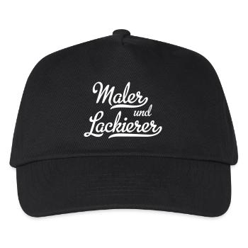 Maler und Lackierer - Kinder Basecap - Schwarz - Vorne