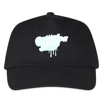 Grandpa Deluxe Best Grandpa Grandpa Love Grandpa Logo - Kids’ Baseball Cap - black - Front