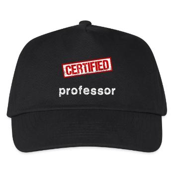 Professeur - Casquette de baseball Enfant - noir - Devant