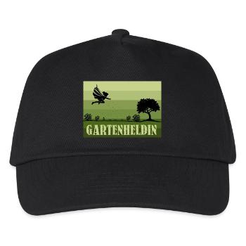 Retro/Vintage Female Garden Heroine - Kids’ Baseball Cap - black - Front