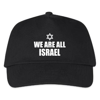 We are all israel - Kinder Basecap - Schwarz - Vorne