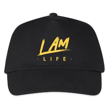 I am life zen motivation - Kids’ Baseball Cap - black - Front