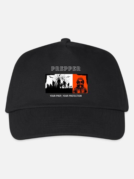 Prepper Your Prep Your Protection - Kids’ Baseball Cap - black