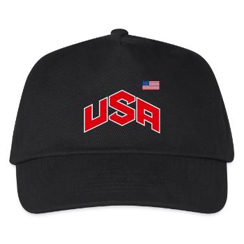 TEAM USA - Kids’ Baseball Cap - black - Front