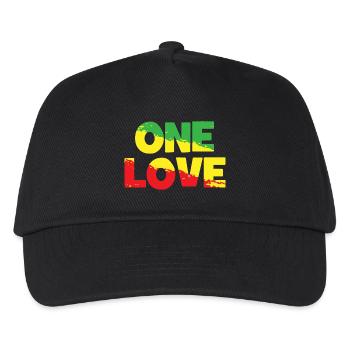 ONE LOVE - Reggae Music - Musik - Kids’ Baseball Cap - black - Front