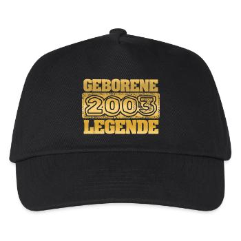 Gift Idea 2003 - Kids’ Baseball Cap - black - Front