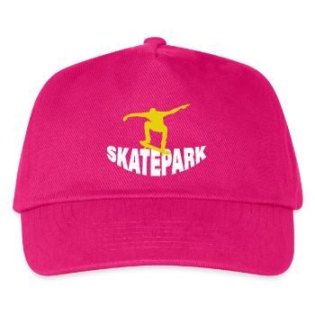 SKATEPARK - Casquette de baseball Enfant - fuchsia - Devant