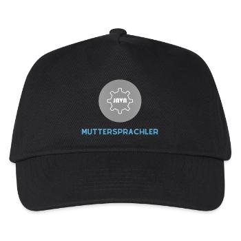Locuteur natif : JavaScript Edition - Casquette de baseball Enfant - noir - Devant