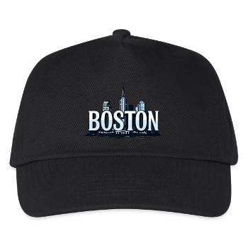Boston – Wo Geschichte neu geschrieben wird! - Kinder Basecap - Schwarz - Vorne