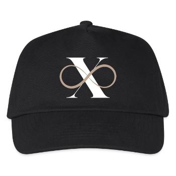 Infinite Letter x - Kids’ Baseball Cap - black - Front