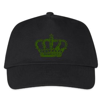 Symbole de la couronne - Casquette de baseball Enfant - noir - Devant