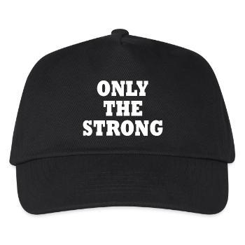 only the strong - Casquette de baseball Enfant - noir - Devant