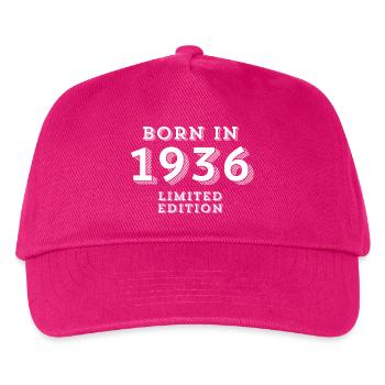 88 years, year of birth, date of birth - Kids’ Baseball Cap - fuchsia - Front
