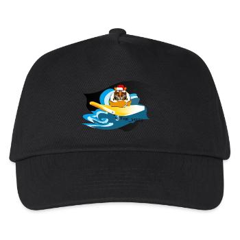 Winter tiger - Kids’ Baseball Cap - black - Front