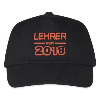 2018 - Kids’ Baseball Cap - black - Front