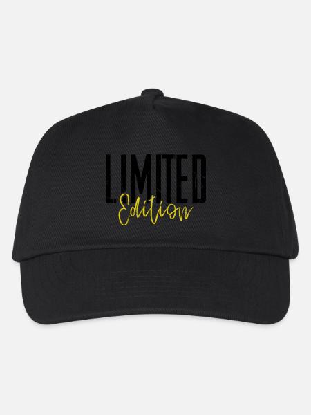 limited edition - Kinder Basecap - Schwarz
