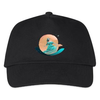 Göttin Venus - Kinder Basecap - Schwarz - Vorne