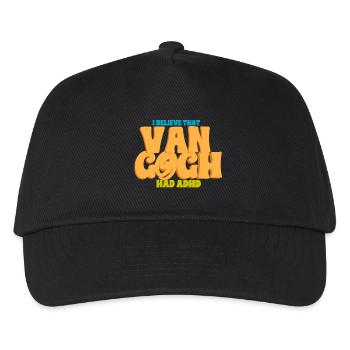 ADHS Van Gogh - Kinder Basecap - Schwarz - Vorne