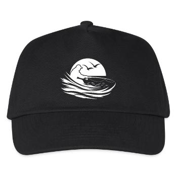 Graphique de pêche - Casquette de baseball Enfant - noir - Devant