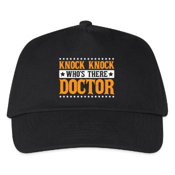 Knock Knock Who's There Doctor 51 - Kinder Basecap - Schwarz - Vorne