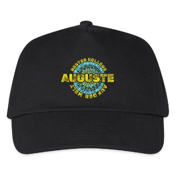 Vorname Auguste - Kinder Basecap - Schwarz - Vorne