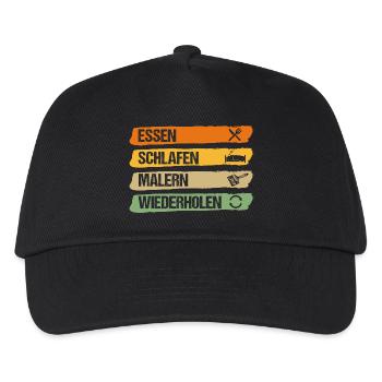 Master Painter Journeyman Painter - Kids’ Baseball Cap - black - Front