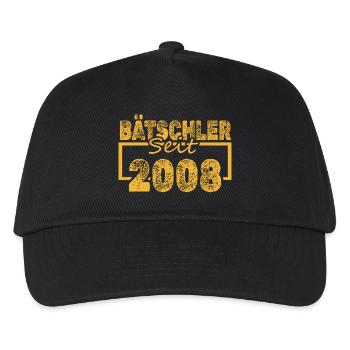 Bachelor 2008 - Kinder Basecap - Schwarz - Vorne
