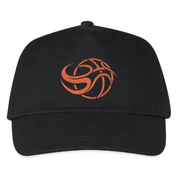 Abstract Basketball - Kids’ Baseball Cap - black - Front