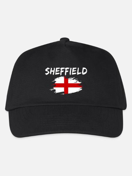 Sheffield, England - Kids’ Baseball Cap - black