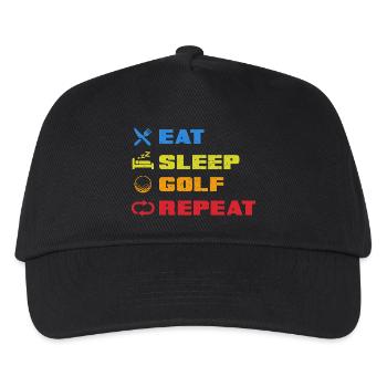 Golfer Golf Gift Golf Club Saying - Kids’ Baseball Cap - black - Front