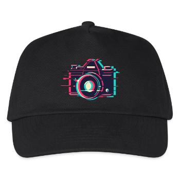 VHS Malfunction Camera - Retro Digital Photography - Kids’ Baseball Cap - black - Front