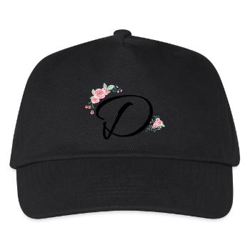 Brief der Blumen - Kinder Basecap - Schwarz - Vorne