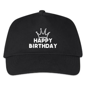 Happy Birthday - Kids’ Baseball Cap - black - Front