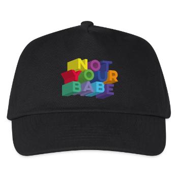 NOT YOUR BABE - Casquette de baseball Enfant - noir - Devant