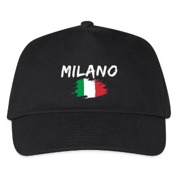 Milano Italy Flag Milan - Kids’ Baseball Cap - black - Front