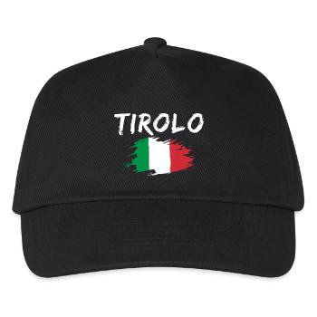 Tirolo Italy Flag South Tyrol - Kids’ Baseball Cap - black - Front
