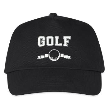 Golf Logo - Kids’ Baseball Cap - black - Front