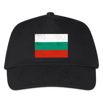 Flag of Bulgaria - Kids’ Baseball Cap - black - Front